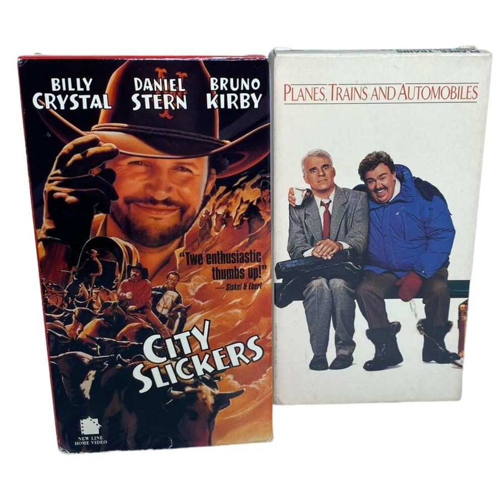 City Slickers and Planes, Train, and Automobiles VHS Bundle